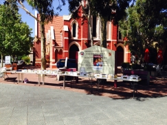 Book sale raising funds to support Burmese Refugees through the Christmas Bowl appeal.