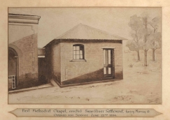 Drawing of 1st Methodist Chapel, 1834