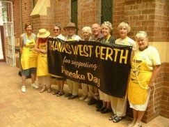 Pancake Day volunteers